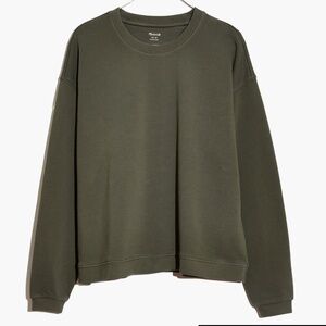 Madewell Deep Green Sweat Shirt Size S